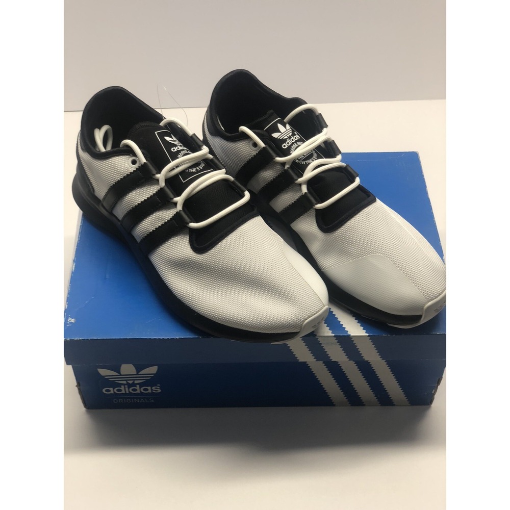 Adidas SL Rise Mens White Black Mesh Athletic Running Shoes Size 9 - Picture 12 of 12